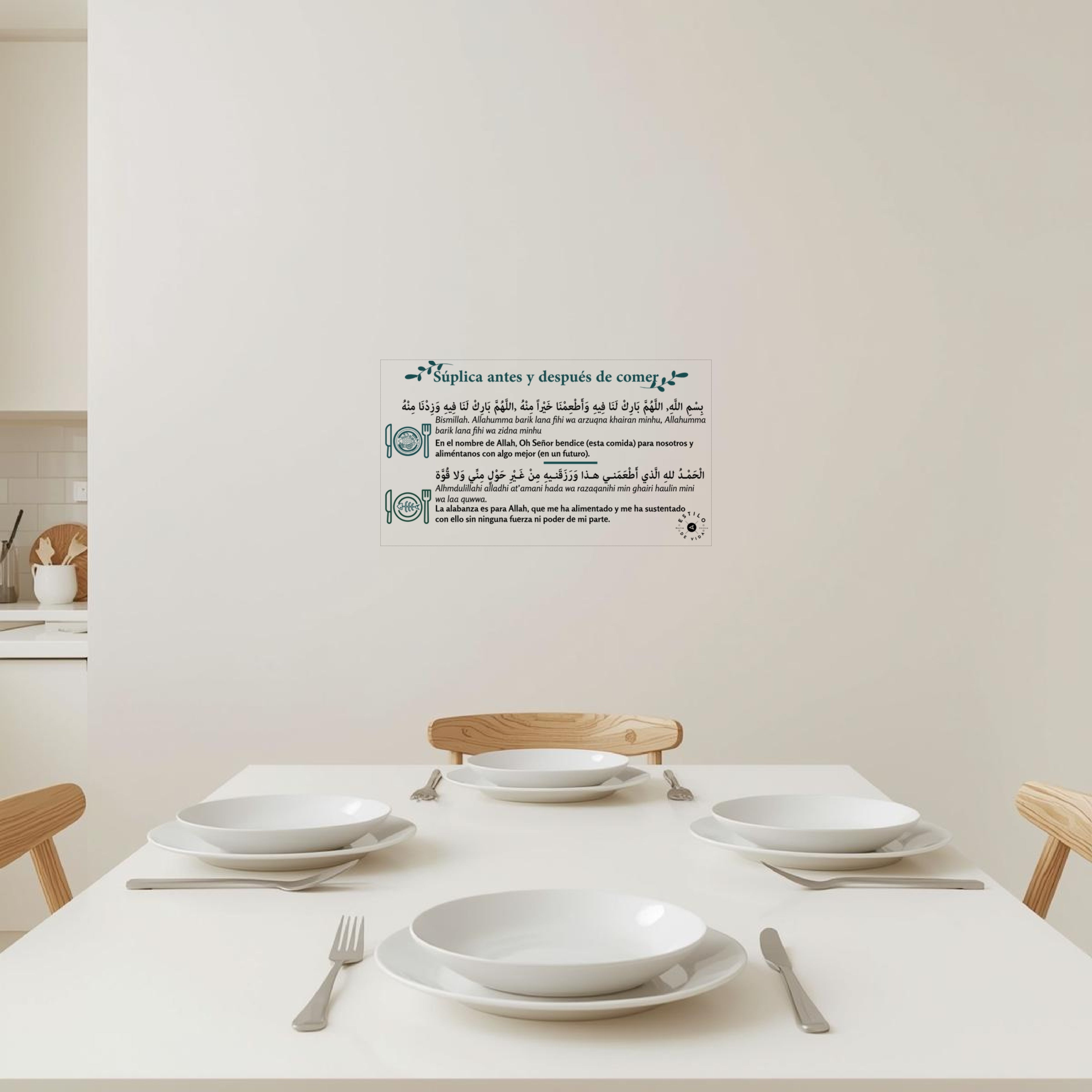 Súplica antes y después de comer